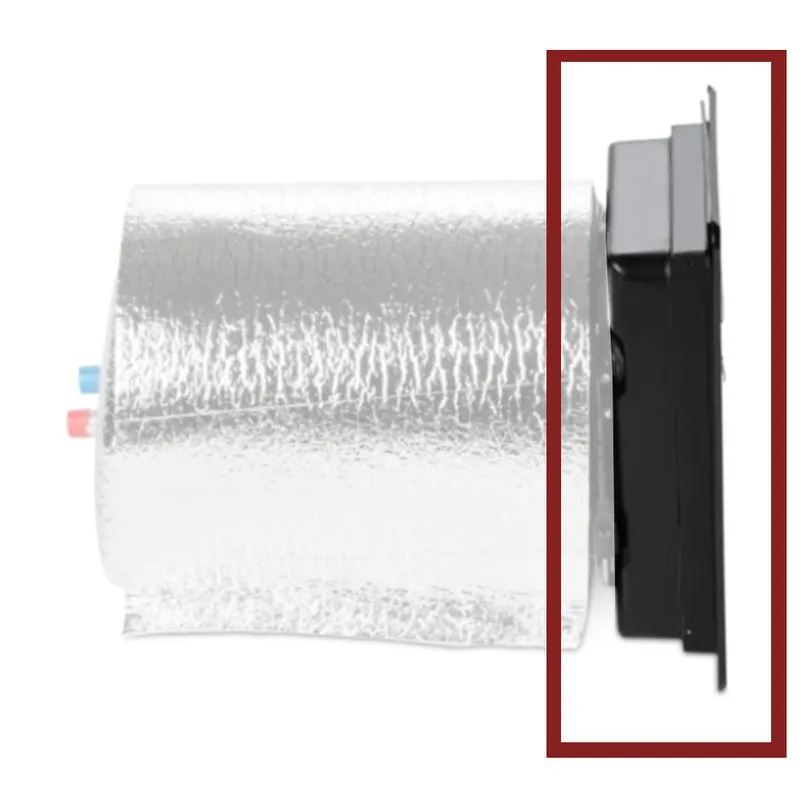 WH Door 6gl. /Wht -Wide, Dble